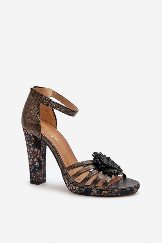 Sieviešu basenes ar ornamentiem Tā irciejka 06620-20 pelēkas krāsas Sieviešu basenes ar ornamentiem Tā irciejka 06620-20 pelēkas krāsas