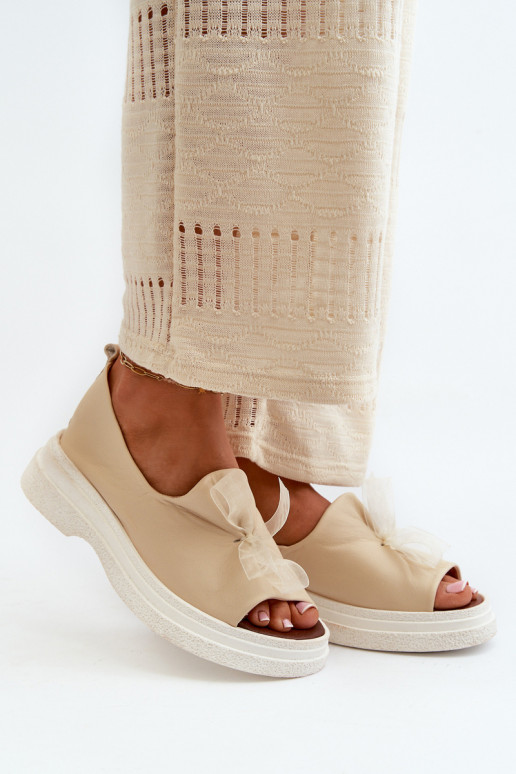 Zazoo 2939 Sieviešu basenes Sieviešu ar bantītēm Ziloņkaula krāsas Zazoo 2939 Sieviešu basenes Sieviešu ar bantītēm Ziloņkaula krāsas