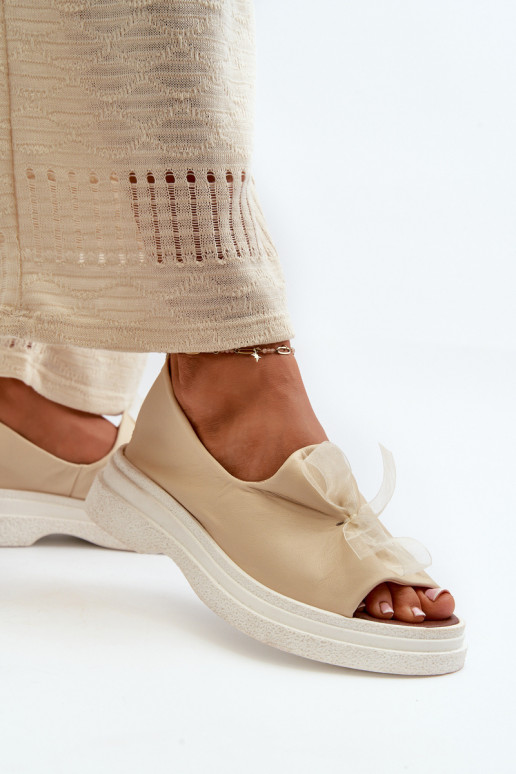 Zazoo 2939 Sieviešu basenes Sieviešu ar bantītēm Ziloņkaula krāsas Zazoo 2939 Sieviešu basenes Sieviešu ar bantītēm Ziloņkaula krāsas