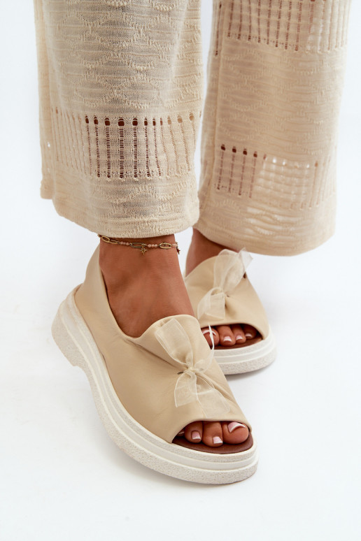 Zazoo 2939 Sieviešu basenes Sieviešu ar bantītēm Ziloņkaula krāsas Zazoo 2939 Sieviešu basenes Sieviešu ar bantītēm Ziloņkaula krāsas