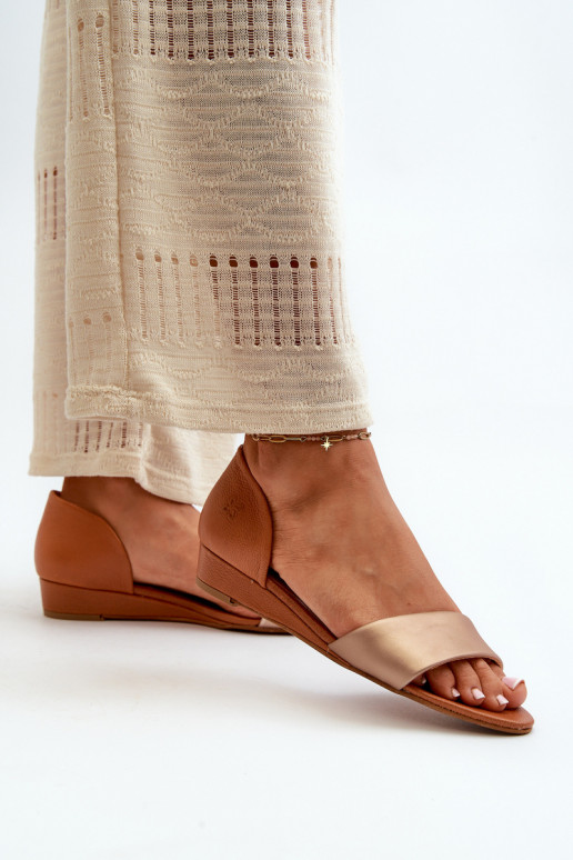 Sieviešu basenes Tā irciejka 1971-68 brūnas krāsas-Zelta krāsas