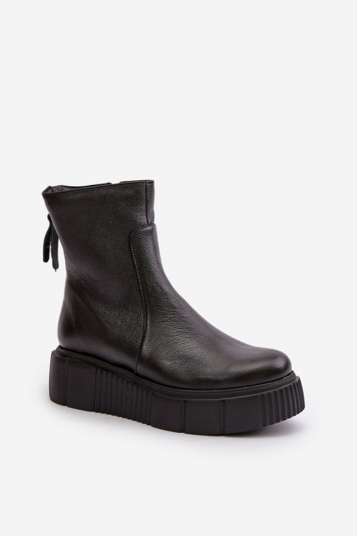 Zazoo 60369 Sieviešu puszābaki ar platformu melnas krāsas Zazoo 60369 Sieviešu puszābaki ar platformu melnas krāsas