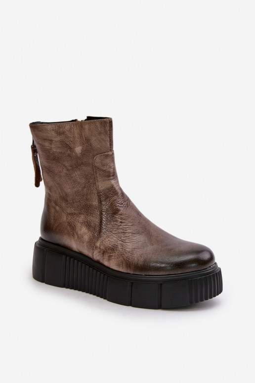 Zazoo 60369 Sieviešu puszābaki ar platformu smilšu krāsas Zazoo 60369 Sieviešu puszābaki ar platformu smilšu krāsas