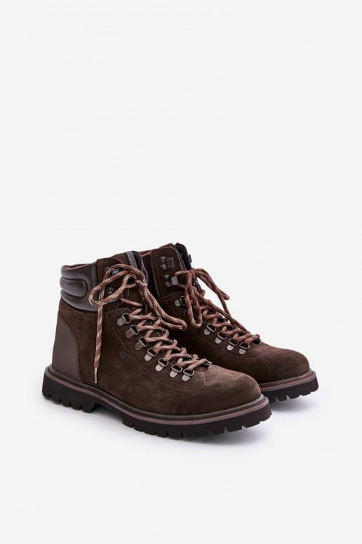 zamšādas siltināti Sieviešu puszābaki apavi Vīriešiem Big Star OO174644 Hi-Poly System brūnas krāsas zamšādas siltināti Sieviešu puszābaki apavi Vīriešiem Big Star OO174644 Hi-Poly System brūnas krāsas