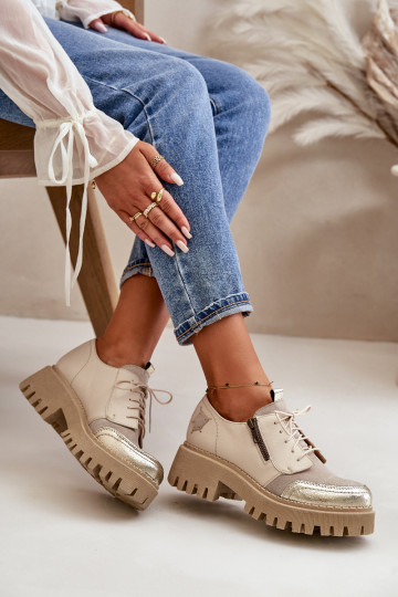 apavi Sieviešu Izgatavota no dabīgas ādas smilšu krāsas Tā irciejka 06177-04