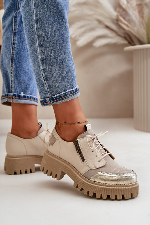 apavi Sieviešu Izgatavota no dabīgas ādas smilšu krāsas Tā irciejka 06177-04 apavi Sieviešu Izgatavota no dabīgas ādas smilšu krāsas Tā irciejka 06177-04