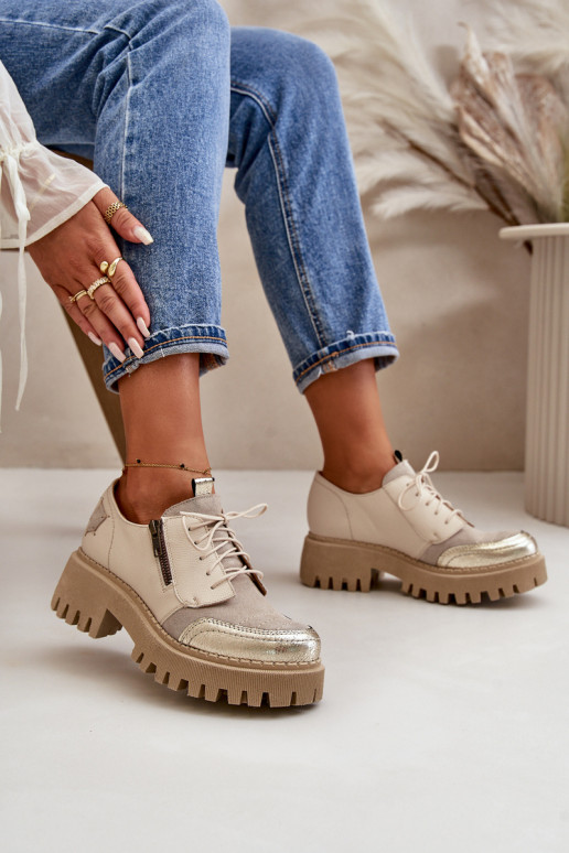 apavi Sieviešu Izgatavota no dabīgas ādas smilšu krāsas Tā irciejka 06177-04 apavi Sieviešu Izgatavota no dabīgas ādas smilšu krāsas Tā irciejka 06177-04