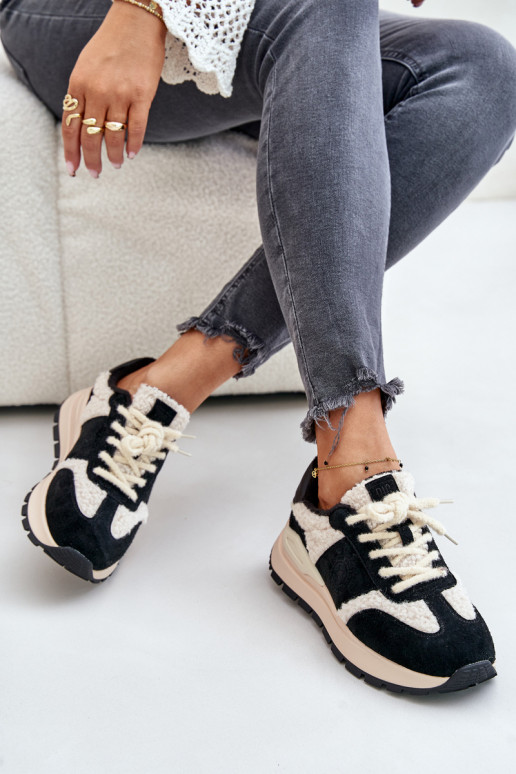 siltināti Sneakers modeļa apavi Sieviešu Āda Big Star OO274A318 HI-POLY SYSTEM melnas krāsas siltināti Sneakers modeļa apavi Sieviešu Āda Big Star OO274A318 HI-POLY SYSTEM melnas krāsas