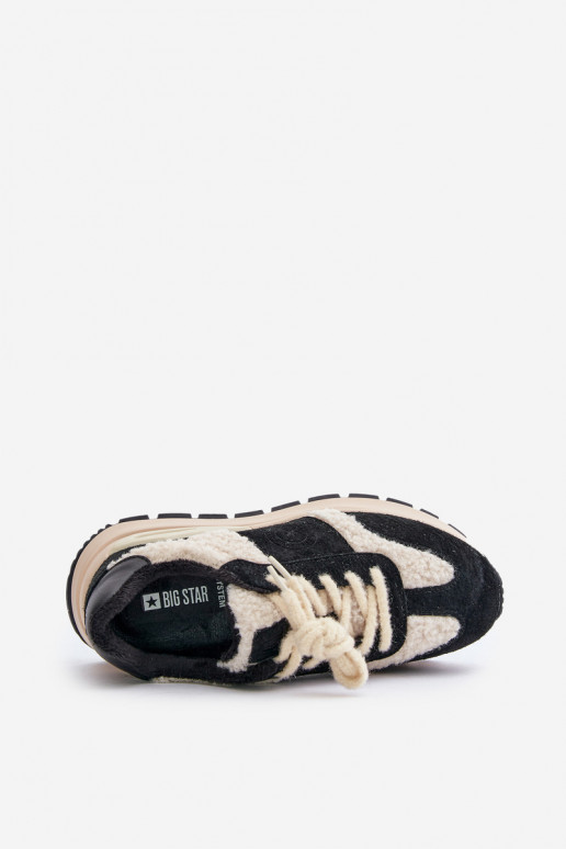 siltināti Sneakers modeļa apavi Sieviešu Āda Big Star OO274A318 HI-POLY SYSTEM melnas krāsas siltināti Sneakers modeļa apavi Sieviešu Āda Big Star OO274A318 HI-POLY SYSTEM melnas krāsas