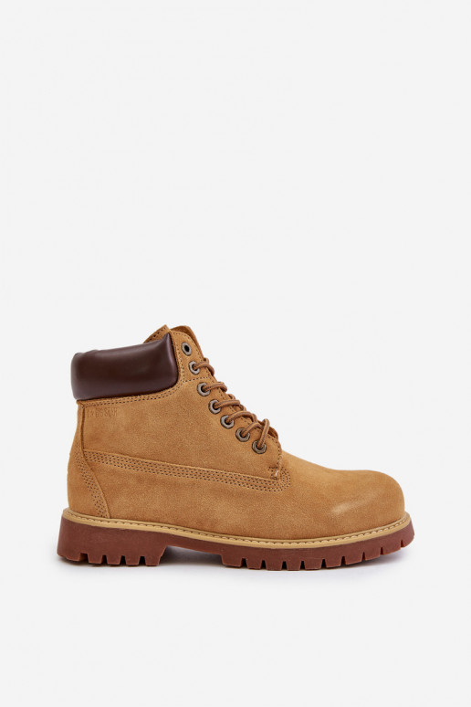 zamšādas siltināti apavi Vīriešiem Big Star OO174136 HI-POLY SYSTEM brūnas krāsas zamšādas siltināti apavi Vīriešiem Big Star OO174136 HI-POLY SYSTEM brūnas krāsas