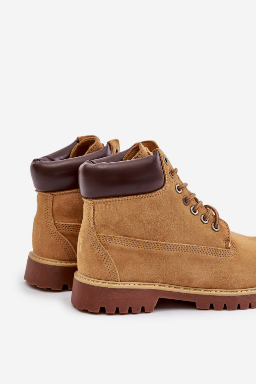 zamšādas siltināti apavi Vīriešiem Big Star OO174136 HI-POLY SYSTEM brūnas krāsas zamšādas siltināti apavi Vīriešiem Big Star OO174136 HI-POLY SYSTEM brūnas krāsas