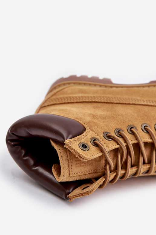 zamšādas siltināti apavi Vīriešiem Big Star OO174136 HI-POLY SYSTEM brūnas krāsas zamšādas siltināti apavi Vīriešiem Big Star OO174136 HI-POLY SYSTEM brūnas krāsas