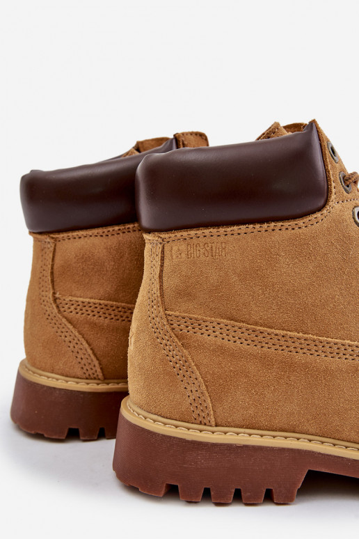 zamšādas siltināti apavi Vīriešiem Big Star OO174136 HI-POLY SYSTEM brūnas krāsas zamšādas siltināti apavi Vīriešiem Big Star OO174136 HI-POLY SYSTEM brūnas krāsas
