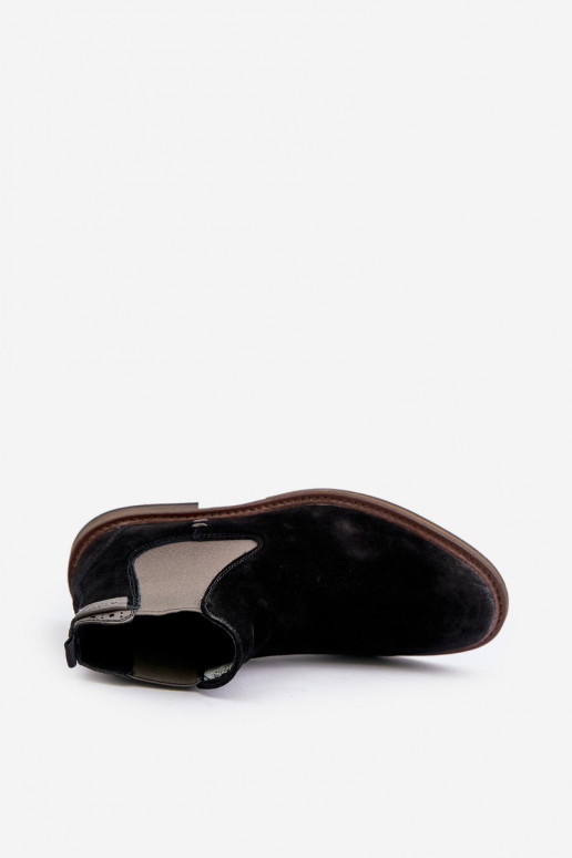 zamšādas stilīgi puszābaki Vīriešiem Big Star OO174154 melnas krāsas zamšādas stilīgi puszābaki Vīriešiem Big Star OO174154 melnas krāsas