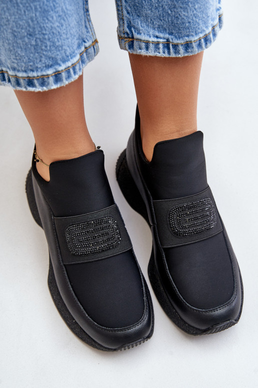 sporta apavi ar platformu Āda melnas krāsas Artiker 55C0035 sporta apavi ar platformu Āda melnas krāsas Artiker 55C0035