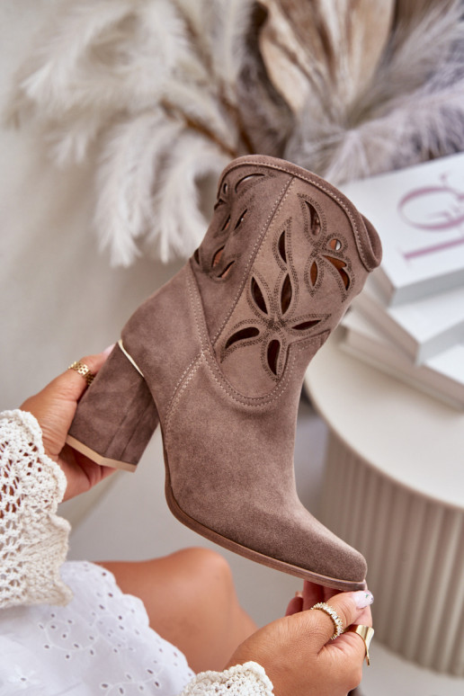 Zābaki ar papēdi Ļevskis 3629 smilšu krāsas