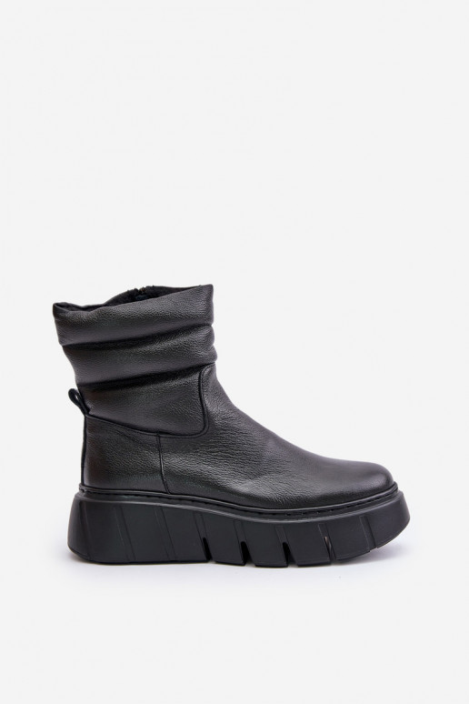 Zazoo 60512 Sieviešu puszābaki Uz pili siltināti melnas krāsas Zazoo 60512 Sieviešu puszābaki Uz pili siltināti melnas krāsas