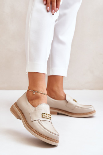 Zazoo 20174 Āda Eleganta stila apavi Sieviešu ar platiem papēžiem smilšu krāsas 2