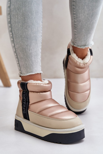 Zems sniega apavi Uz biezas zoles D.Franklin DFSH371010 smilšu krāsas