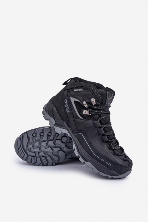 pārgājienu zābaki Vīriešiem Big Star OO174341 melnas krāsas