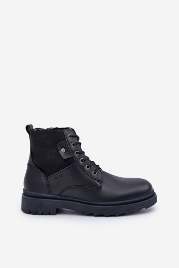 Āda siltināti apavi Sieviešu puszābaki Vīriešiem Big Star OO174166 melnas krāsas 2