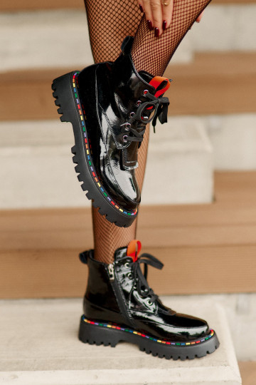 Āda Laque zābaki Uz pili melnas krāsas Anafra 2