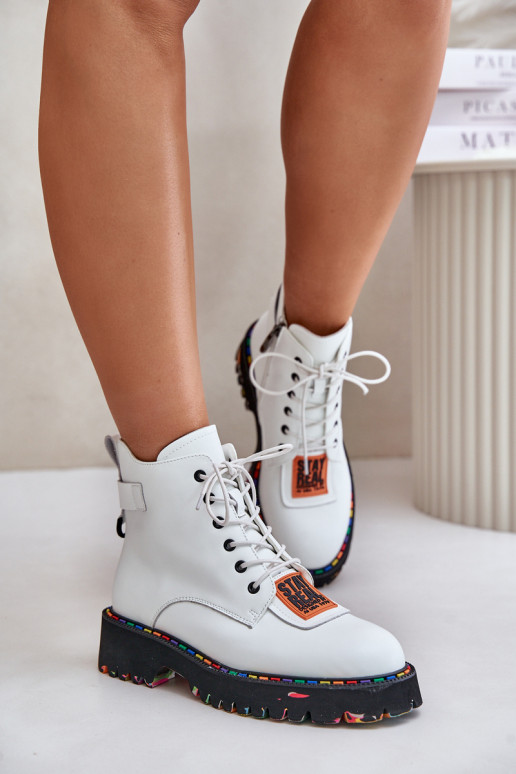 Āda Sieviešu puszābaki apavi Sieviešu Uz pili Artiker 55C0515 baltas krāsas