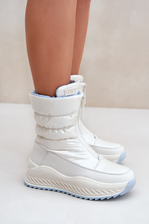 sniega apavi Sieviešu Big Star OO274A396 baltas krāsas sniega apavi Sieviešu Big Star OO274A396 baltas krāsas