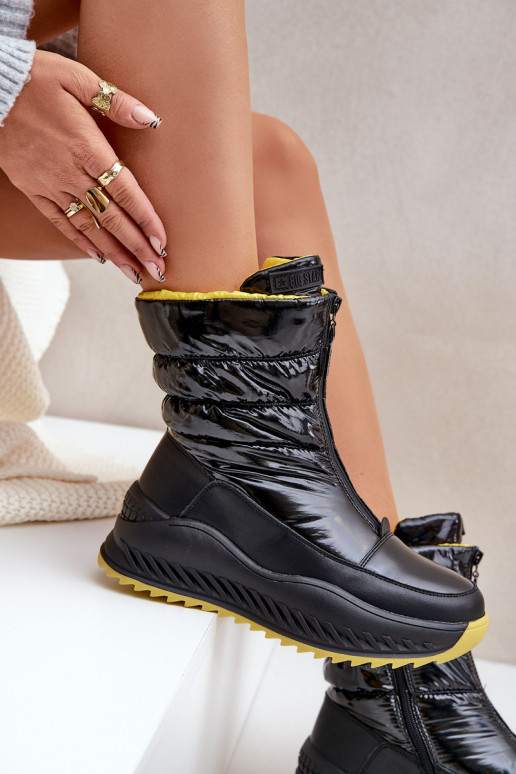 sniega apavi Sieviešu Big Star OO274A395 melnas krāsas sniega apavi Sieviešu Big Star OO274A395 melnas krāsas