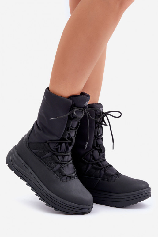 Sieviešu sniega apavi INUAOciepliną Primaloft 4F 4FRAIN24FSBSF012 melnas krāsas