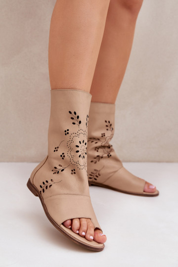 Zazoo 3437 Sieviešu Sieviešu basenes ar stulmu Uz pili smilšu krāsas