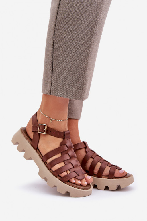 Sieviešu basenes Sieviešu Zazoo 3695 brūnas krāsas Sieviešu basenes Sieviešu Zazoo 3695 brūnas krāsas