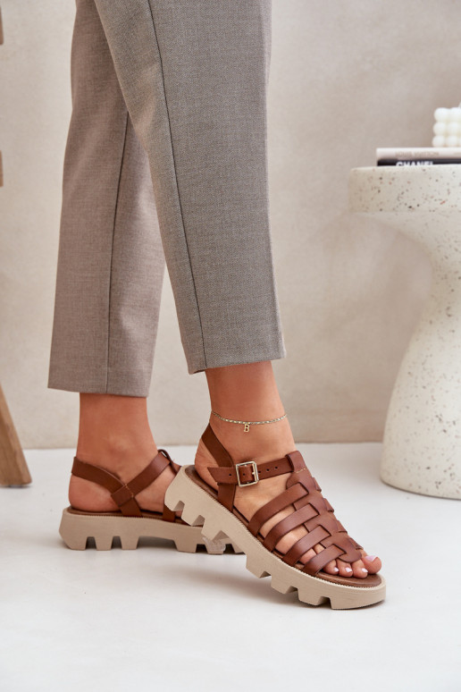 Sieviešu basenes Sieviešu Zazoo 3695 brūnas krāsas Sieviešu basenes Sieviešu Zazoo 3695 brūnas krāsas