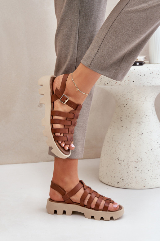 Sieviešu basenes Sieviešu Zazoo 3695 brūnas krāsas Sieviešu basenes Sieviešu Zazoo 3695 brūnas krāsas