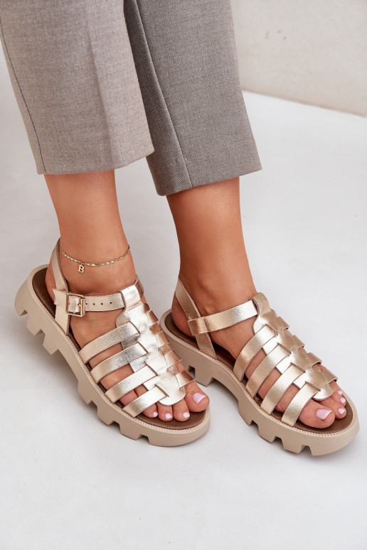 Sieviešu basenes Sieviešu Zazoo 3695 Zelta krāsas Sieviešu basenes Sieviešu Zazoo 3695 Zelta krāsas