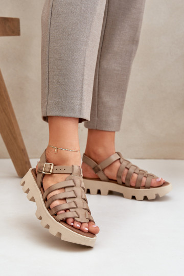 Sieviešu basenes Sieviešu Zazoo 3695 smilšu krāsas