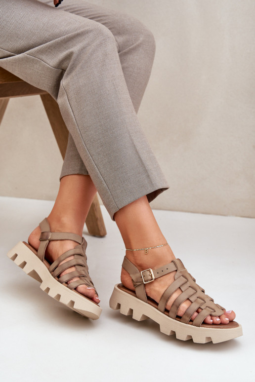 Sieviešu basenes Sieviešu Zazoo 3695 smilšu krāsas Sieviešu basenes Sieviešu Zazoo 3695 smilšu krāsas