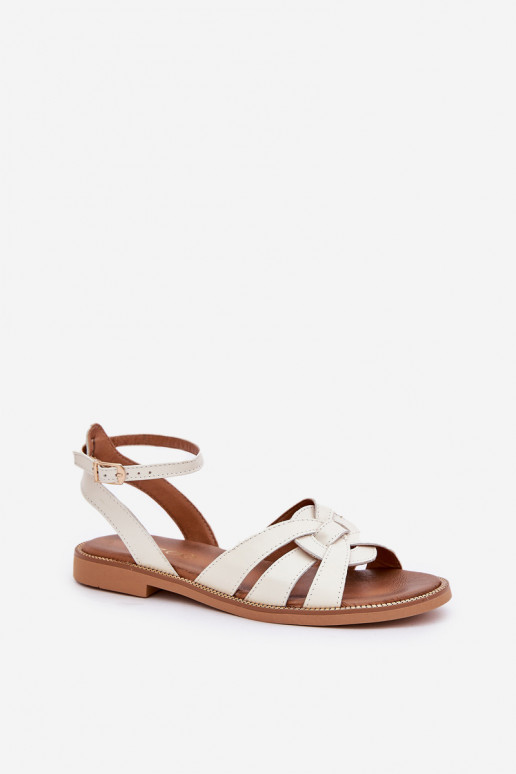 Sieviešu basenes Sieviešu ar platiem papēžiem Zazoo 3688 Ecru Sieviešu basenes Sieviešu ar platiem papēžiem Zazoo 3688 Ecru