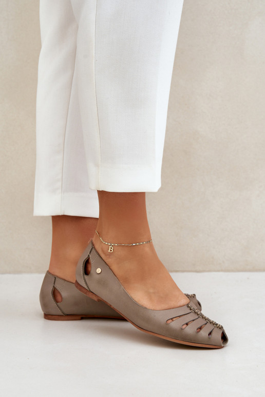 Zazoo 10009 Ērtas dabīgās ādas balerīnas Sieviešu smilšu krāsas Zazoo 10009 Ērtas dabīgās ādas balerīnas Sieviešu smilšu krāsas