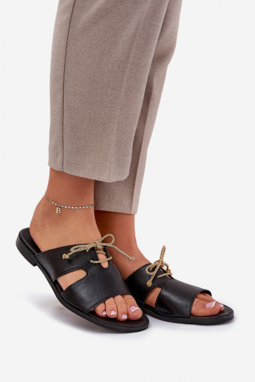 Čibas no dabīgas ādas Sieviešu ar platiem papēžiem Zazoo 3022 melnas krāsas Čibas no dabīgas ādas Sieviešu ar platiem papēžiem Zazoo 3022 melnas krāsas