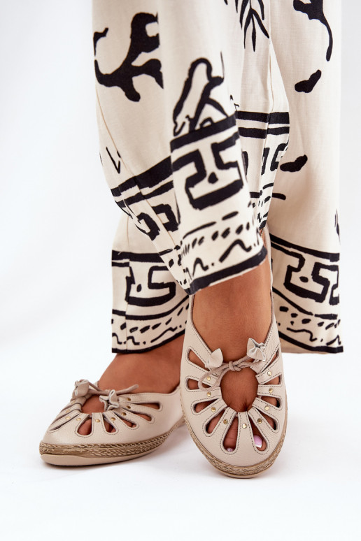 zempapēžu BalerīnasIeslēgtsturalnej Skóry Zazoo 10179 smilšu krāsas zempapēžu BalerīnasIeslēgtsturalnej Skóry Zazoo 10179 smilšu krāsas