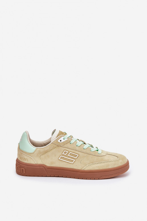 zamšādas sporta apavi Sneakers modeļa apavi Sieviešu D.Franklin DFSH387005 Laims zamšādas sporta apavi Sneakers modeļa apavi Sieviešu D.Franklin DFSH387005 Laims