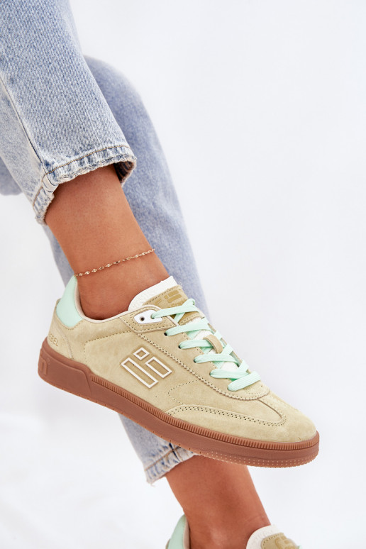 zamšādas sporta apavi Sneakers modeļa apavi Sieviešu D.Franklin DFSH387005 Laims zamšādas sporta apavi Sneakers modeļa apavi Sieviešu D.Franklin DFSH387005 Laims