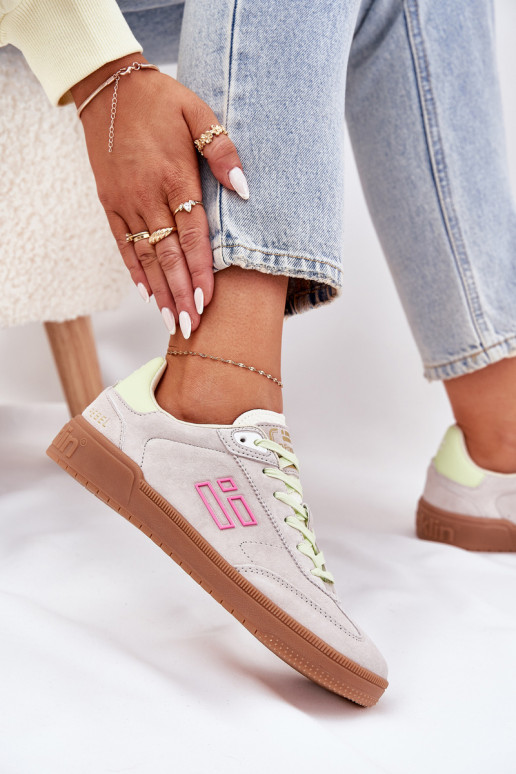 zamšādas sporta apavi Sneakers modeļa apavi Sieviešu D.Franklin DFSH387005 Zgaszona Biel zamšādas sporta apavi Sneakers modeļa apavi Sieviešu D.Franklin DFSH387005 Zgaszona Biel