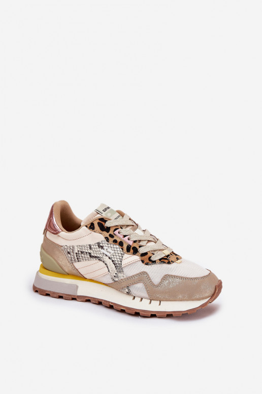 Sneakers modeļa apavi sporta apavi Sieviešu D.Franklin DFSH378006 Zelta krāsas Sneakers modeļa apavi sporta apavi Sieviešu D.Franklin DFSH378006 Zelta krāsas