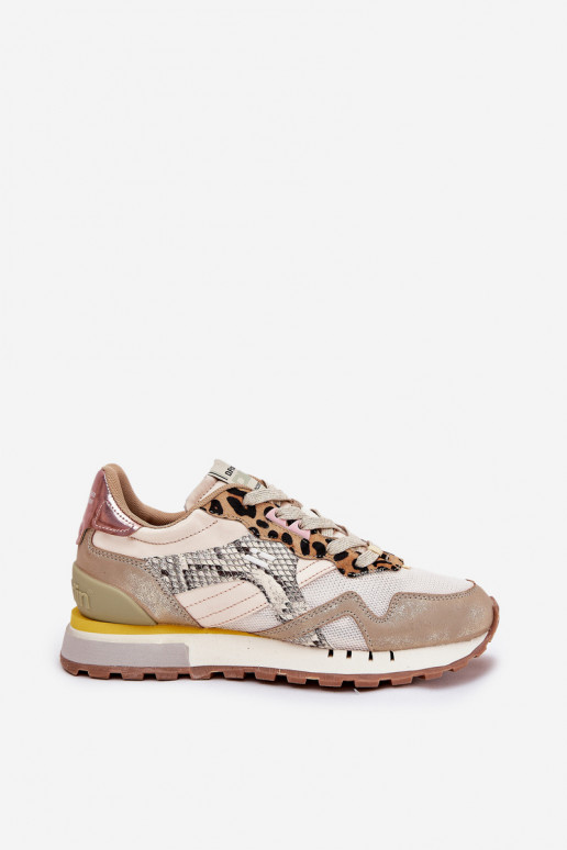 Sneakers modeļa apavi sporta apavi Sieviešu D.Franklin DFSH378006 Zelta krāsas Sneakers modeļa apavi sporta apavi Sieviešu D.Franklin DFSH378006 Zelta krāsas
