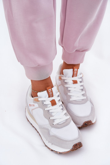 zamšādas Gaisma sporta apavi Sieviešu Big Star RR274235 HI-POLY SYSTEM smilšu krāsas