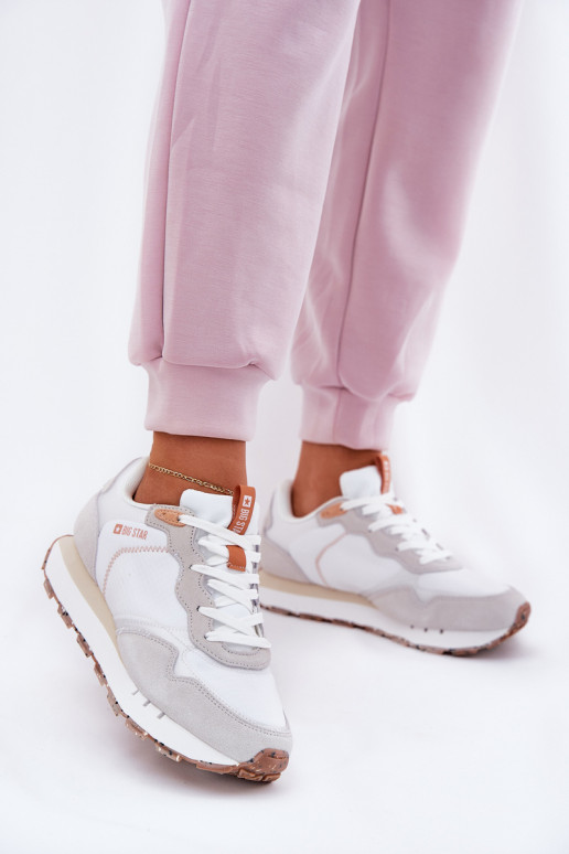 zamšādas Gaisma sporta apavi Sieviešu Big Star RR274235 HI-POLY SYSTEM smilšu krāsas zamšādas Gaisma sporta apavi Sieviešu Big Star RR274235 HI-POLY SYSTEM smilšu krāsas