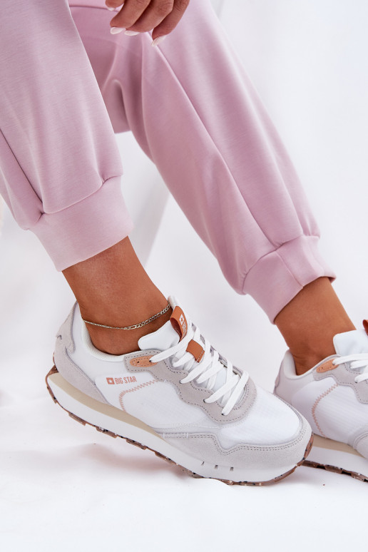 zamšādas Gaisma sporta apavi Sieviešu Big Star RR274235 HI-POLY SYSTEM smilšu krāsas zamšādas Gaisma sporta apavi Sieviešu Big Star RR274235 HI-POLY SYSTEM smilšu krāsas