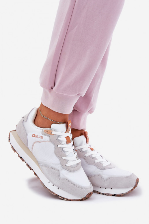 zamšādas Gaisma sporta apavi Sieviešu Big Star RR274235 HI-POLY SYSTEM smilšu krāsas zamšādas Gaisma sporta apavi Sieviešu Big Star RR274235 HI-POLY SYSTEM smilšu krāsas